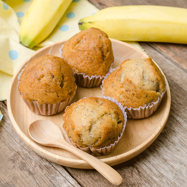 Muffin proteici alla banana ricetta Meritene